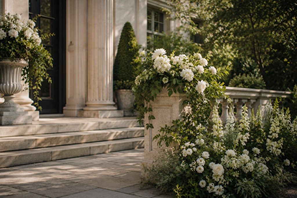 Home klassische hochzeit villa garten
