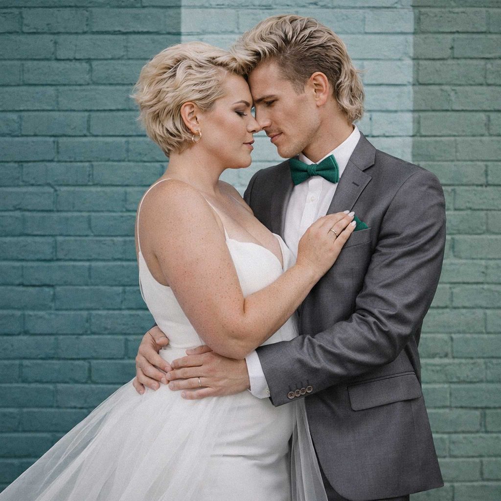 2 hochzeitsfliege petrol gruen modern hochzeit outfit