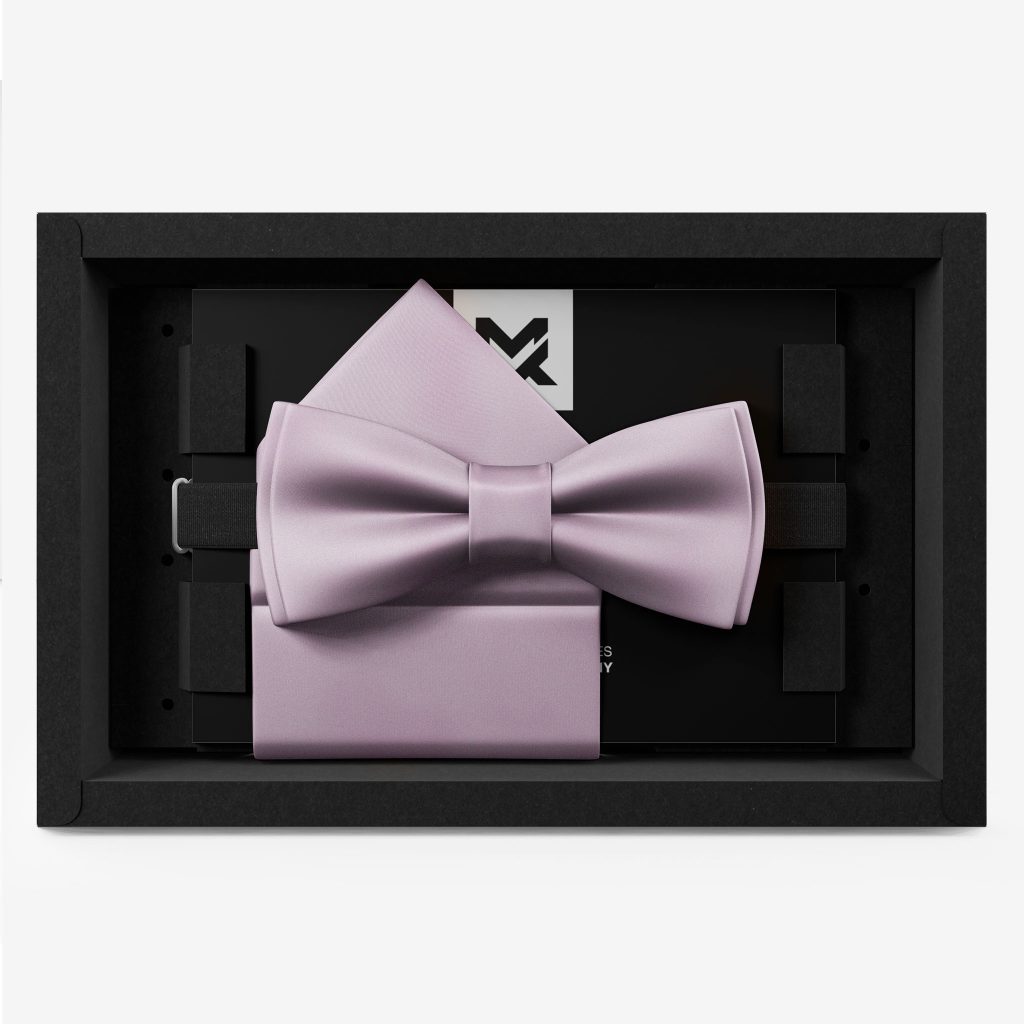 herrenfliege seide lavendel set einstecktuch elegant hochzeit
