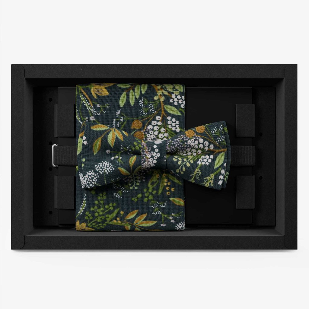 herrenfliege set floral gruen sommer hochzeit