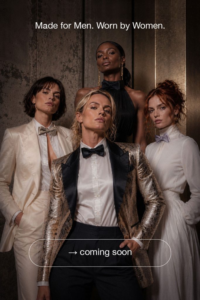 hochzeitsfliege frauen bow tie kampagne coming soon